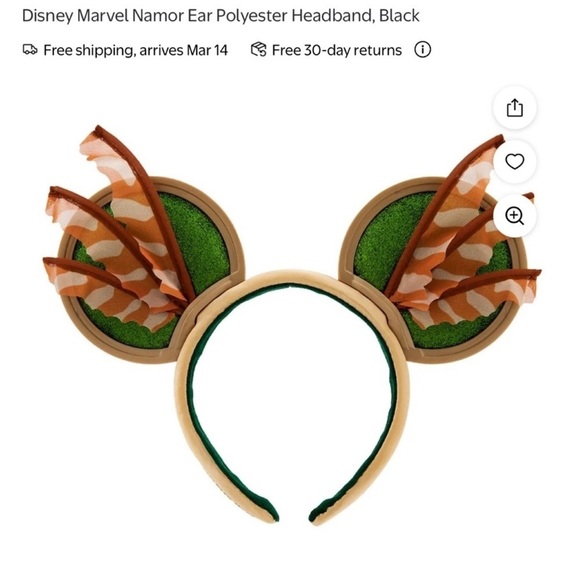 DISNEY PARKS WAKANDA FOREVER EARS!!!! New!!! Great quality - Picture 2 of 3